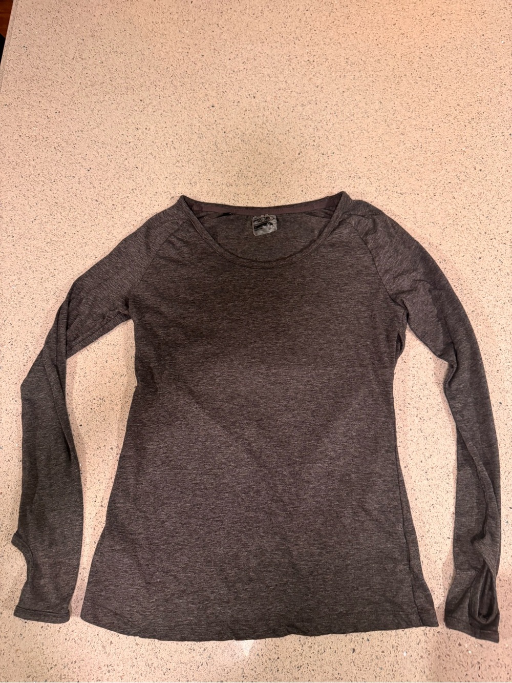 Gymshark Women's Long Sleeve Scoop Neck Top - Charcoal